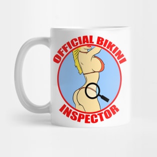 Official Bikini Inspector Funny Spring Break 2024 Mug